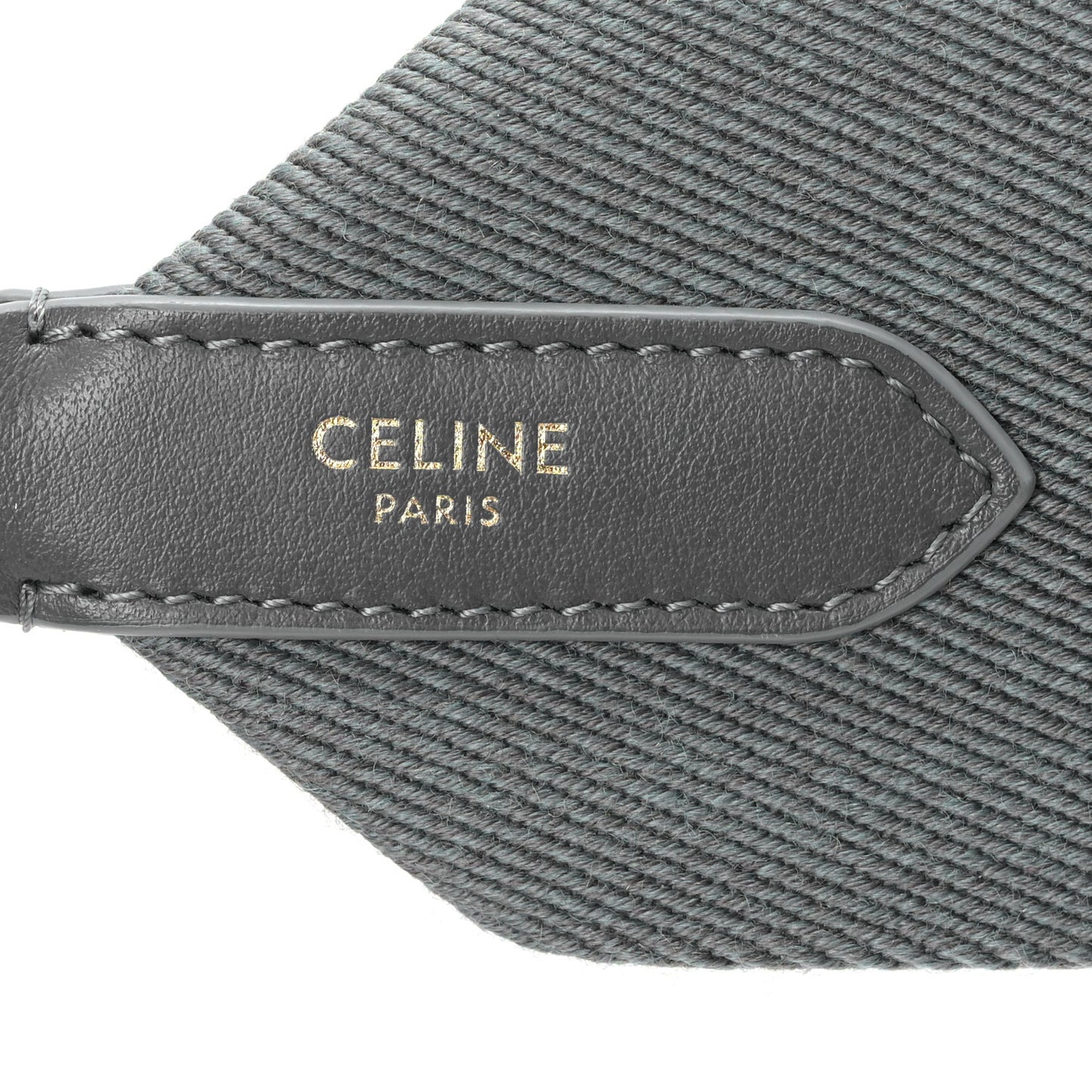 Jacquard Wool Logo Short Strap Grey White