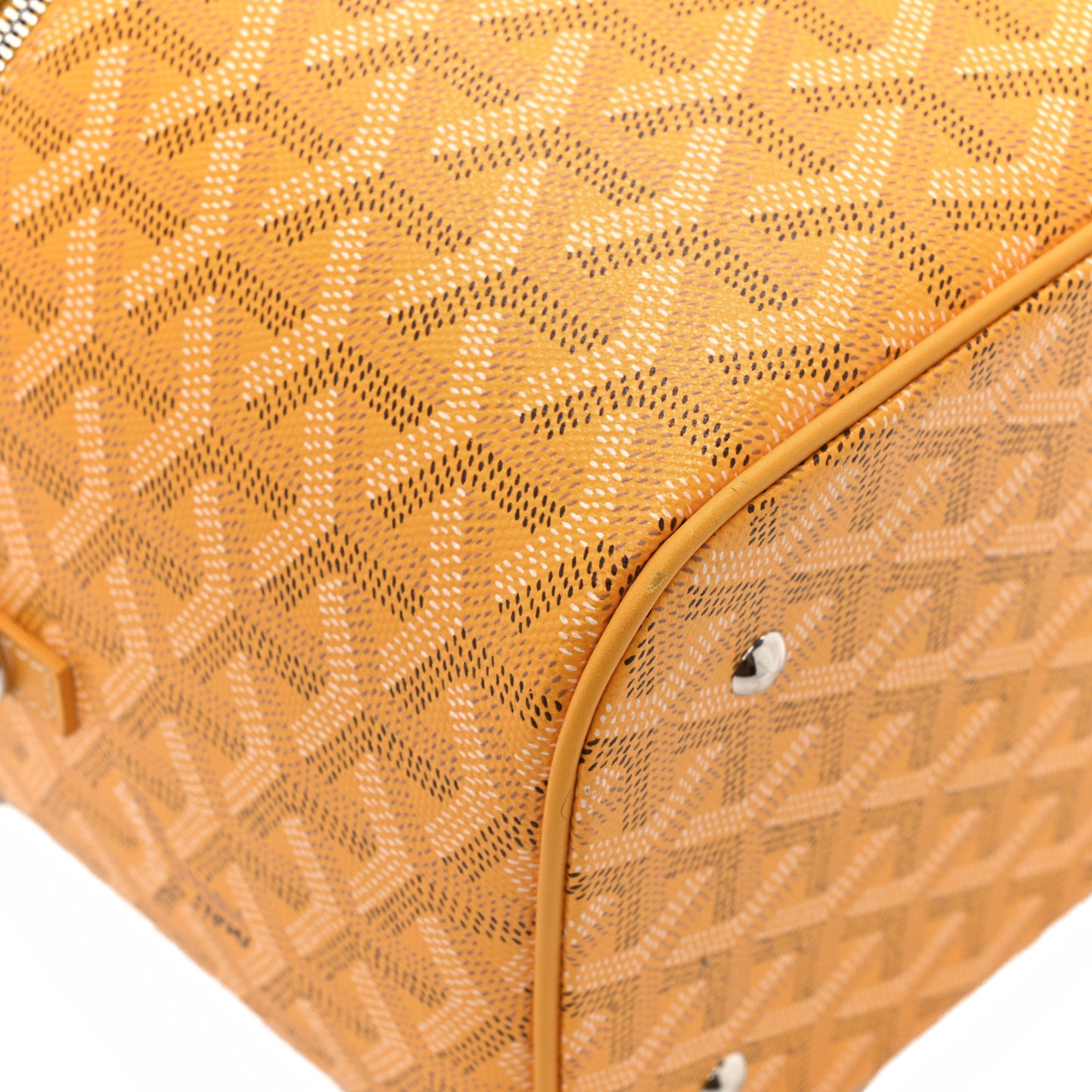 Goyardine Muse Vanity Case Yellow
