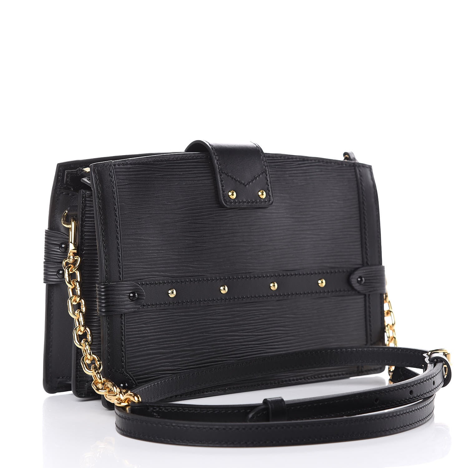 Louis Vuitton Epi Trunk Clutch Black 3 of 10
