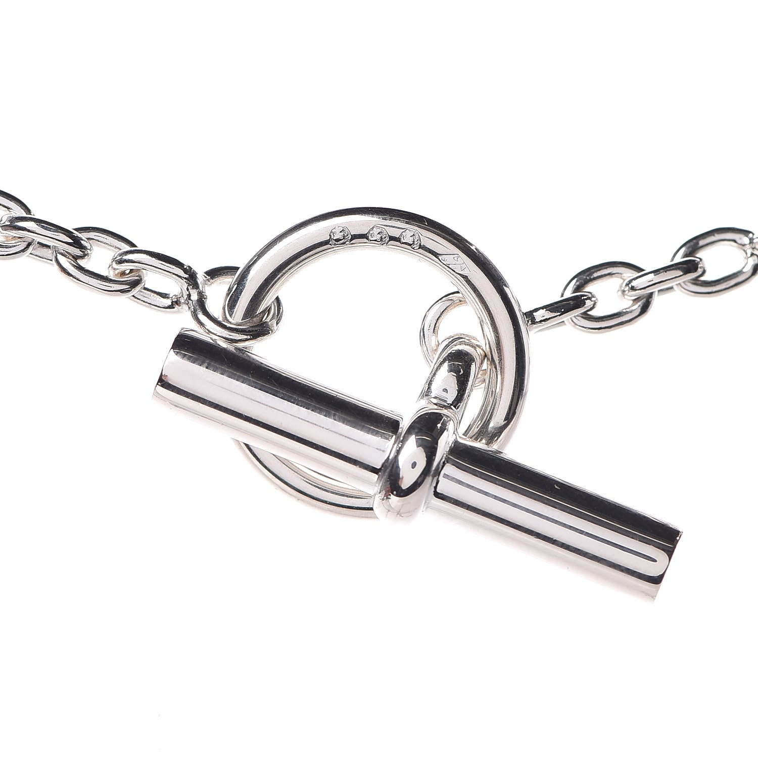 Hermes Sterling Silver Farandole Necklace 120 4 of 7
