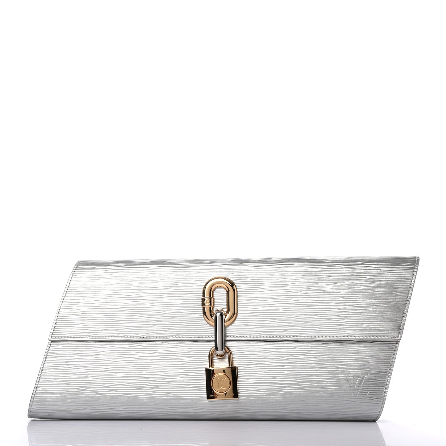 Epi Blade Clutch Silver