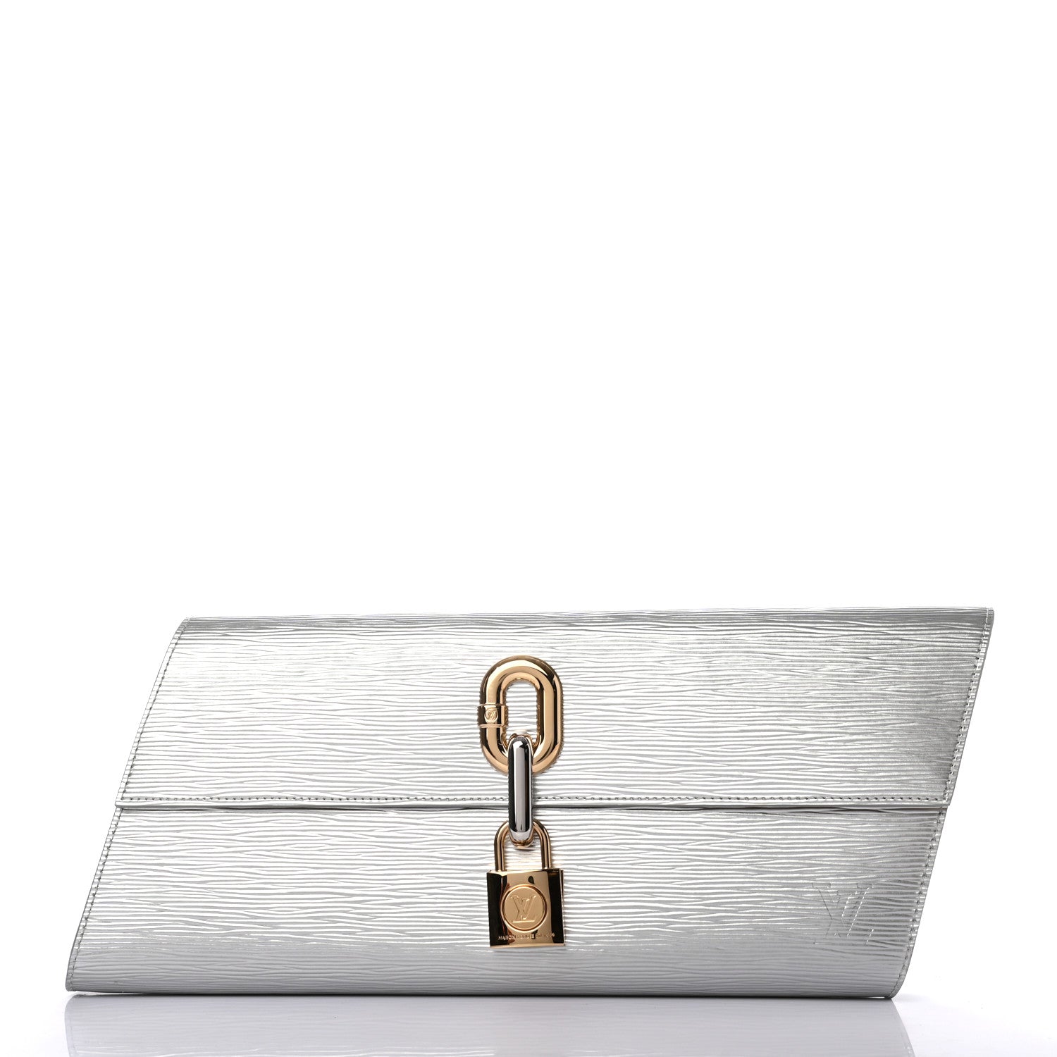 Louis Vuitton Epi Blade Clutch Silver 3 of 8