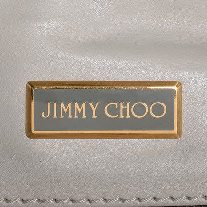 Jimmy Choo Leather Suede Mahala Tote White 5 of 6