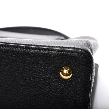 Louis Vuitton Taurillon Capucines MM Black 7 of 7