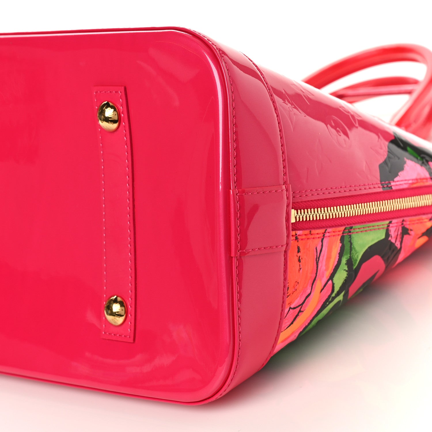 Louis Vuitton Vernis Roses Alma GM Rose Pop 8 of 8