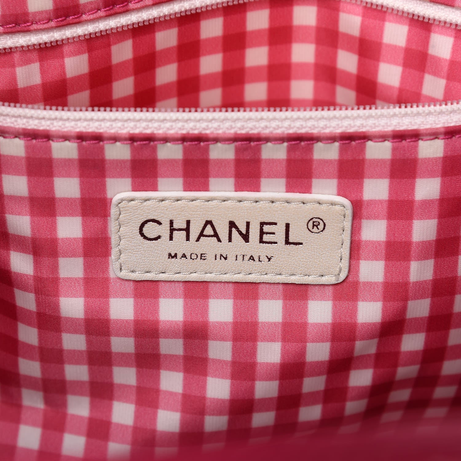 Chanel Vinyl Lipstick Ligne Accordion Tote Pink 6 of 18