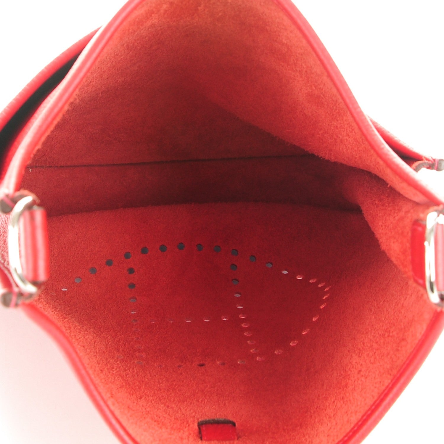 Hermes Taurillon Clemence Evelyne III PM Rouge Casaque 5 of 9