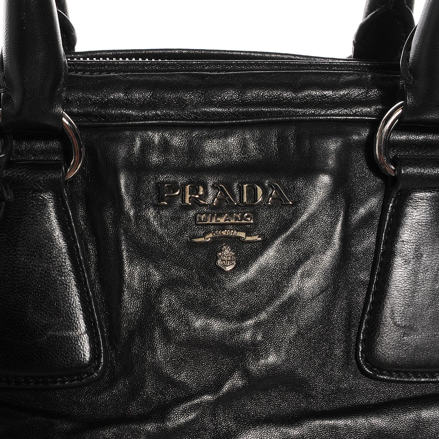Nappa Antique Satchel Nero Black