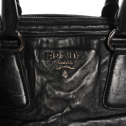Prada Nappa Antique Satchel Nero Black 5 of 11