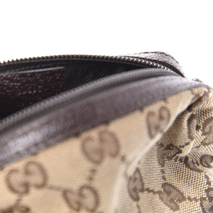 Gucci Monogram Small Balthus Cosmetic Case Beige Ebony Cocoa 9 of 10