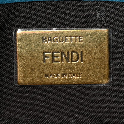 Fendi Chamois Large Baguette Ottanio 6 of 8