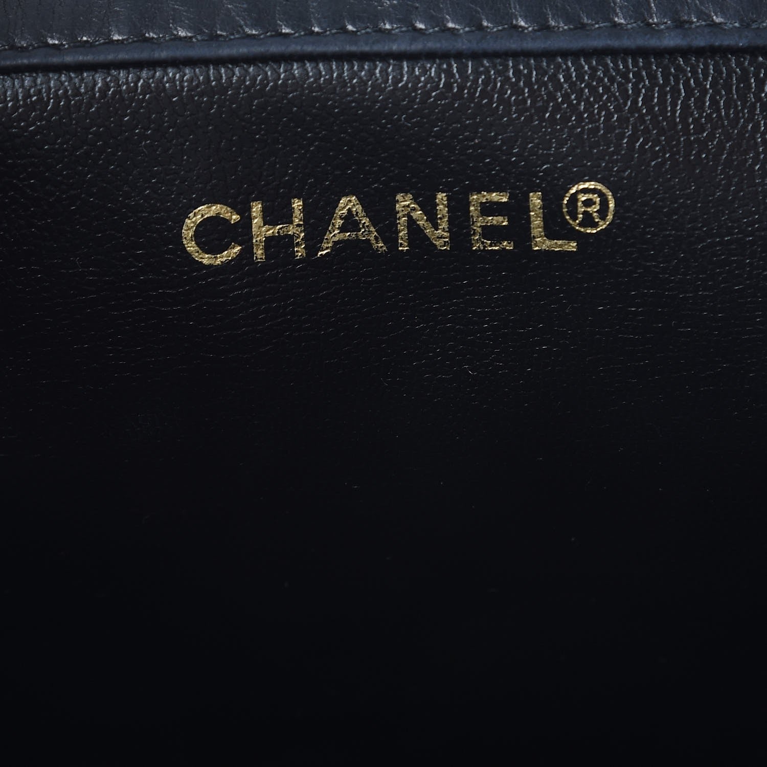 Chanel Lambskin Quilted Drawstring Backpack Black 8 of 11