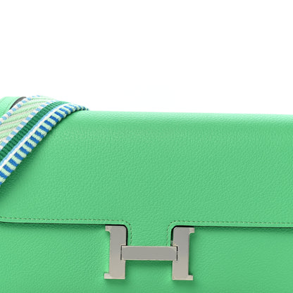 Hermes Evercolor Cavale Constance Long Wallet To Go Vert Comics Multicolor 8 of 12