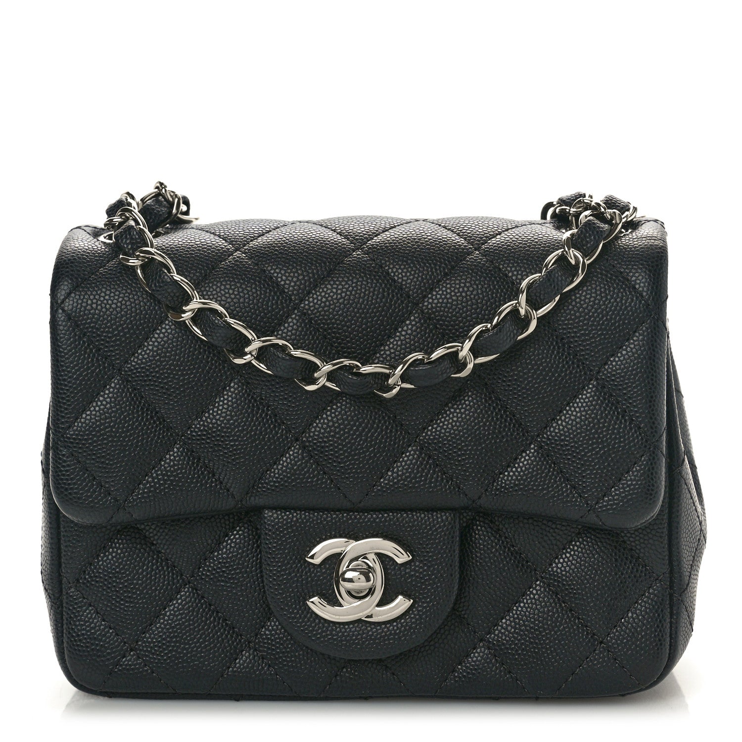 Chanel Caviar Quilted Mini Square Flap Black 1 of 10