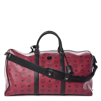MCM Visetos Large Traveler Weekender Bag Scooter Red 1 of 10