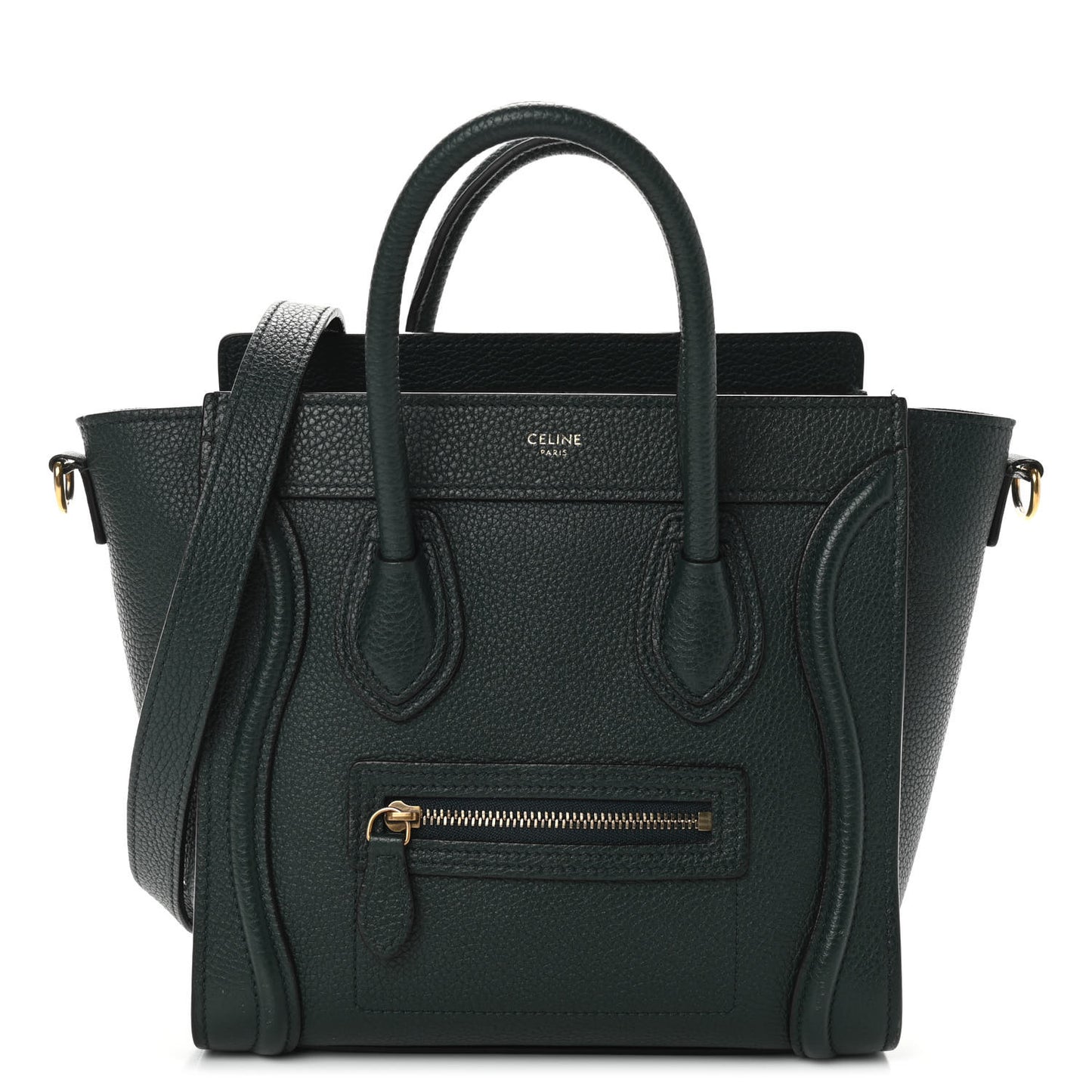 Drummed Calfskin Nano Luggage Amazone