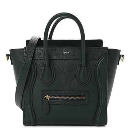 Celine Drummed Calfskin Nano Luggage Amazone 1 of 15