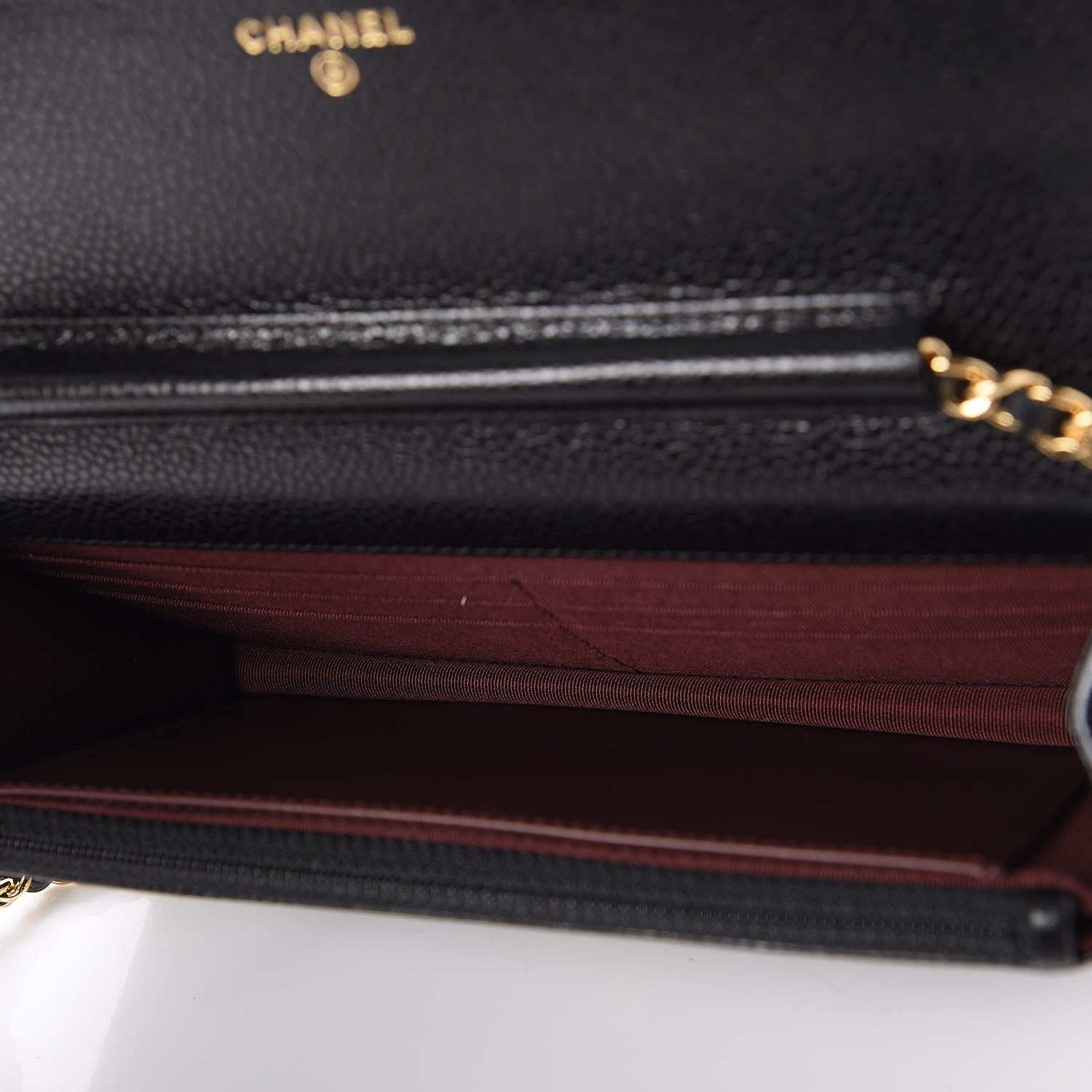 Chanel Caviar Quilted Wallet On Chain WOC Black 5 of 9