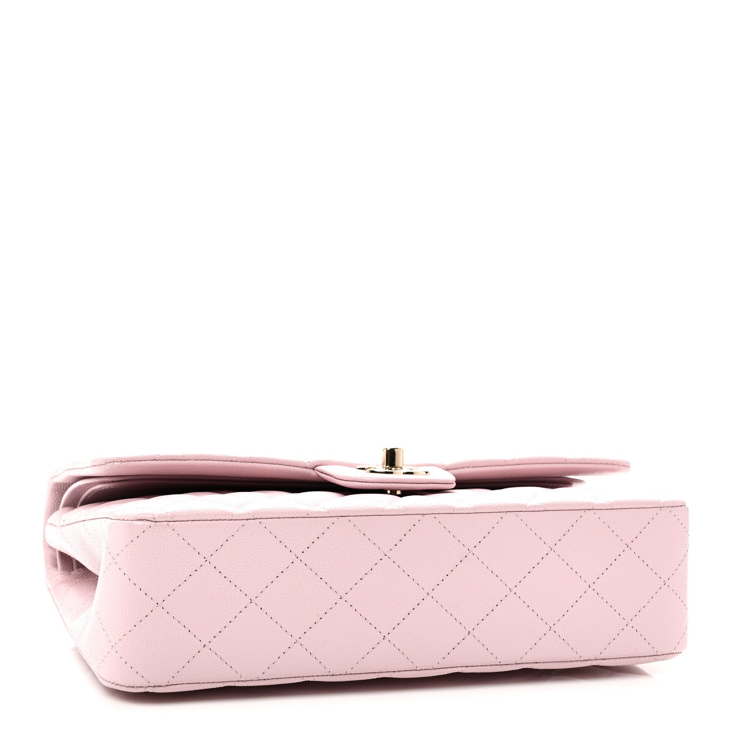 Chanel Caviar Quilted Medium Double Flap Light Pink 4 of 11
