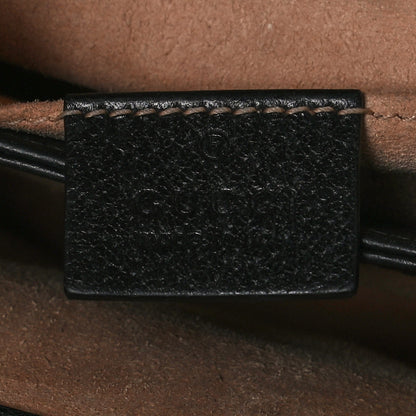 Gucci Calfskin GG Web Small Ophidia Chain Shoulder Bag Black 6 of 11