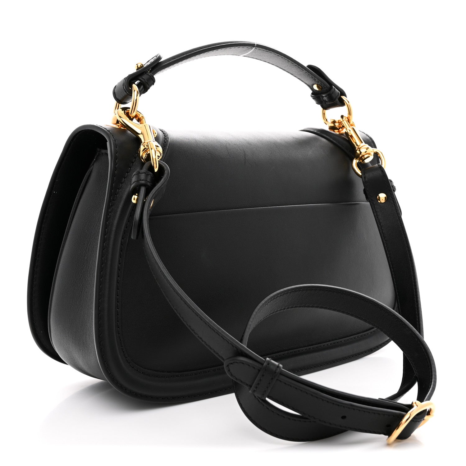 Gucci Calfskin Large Blondie Top Handle Bag Black 3 of 11