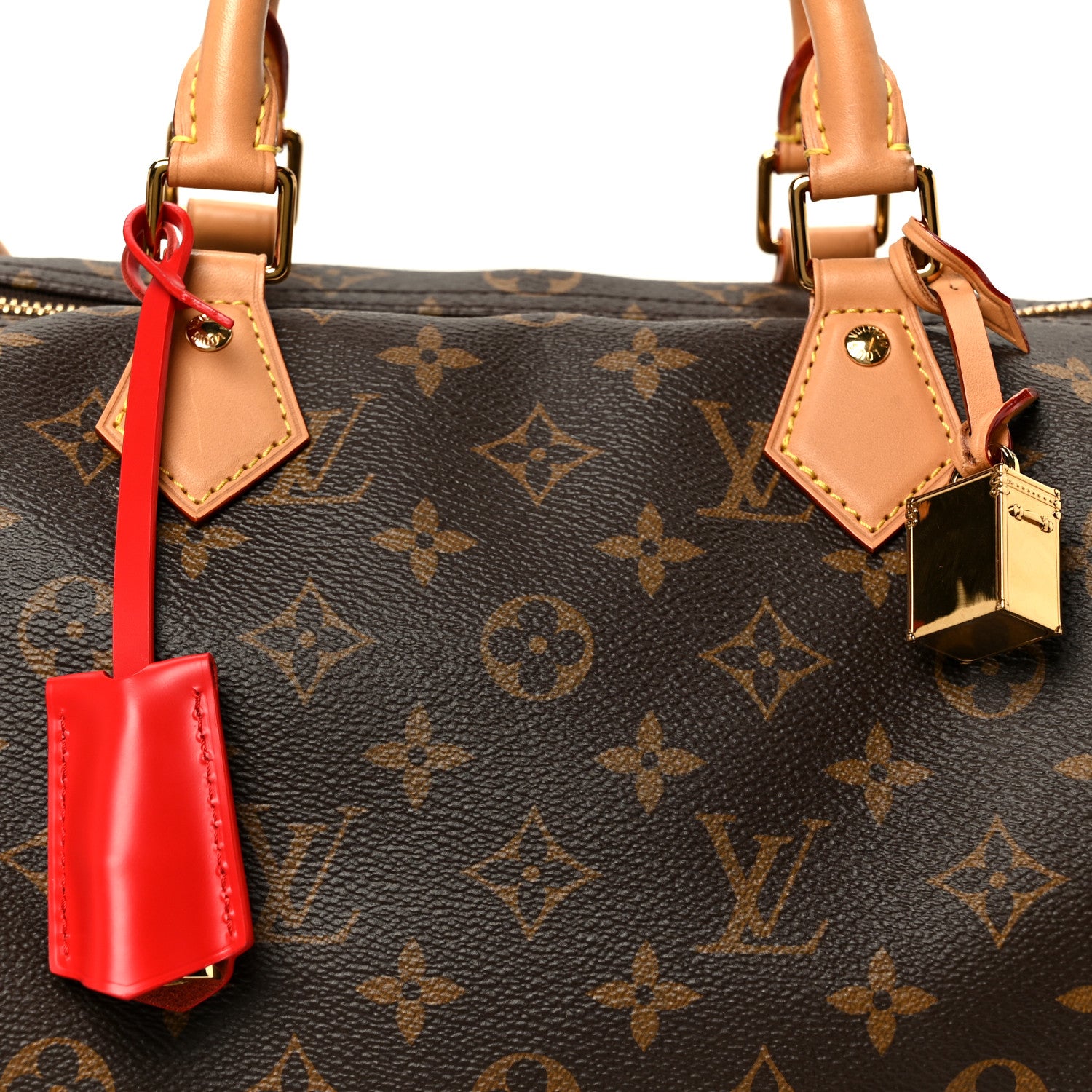 Louis Vuitton Monogram Speedy Soft 30 Crafty Red 7 of 9