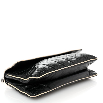 Chanel Lambskin East West Mademoiselle Flap Black 4 of 11