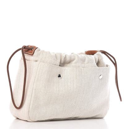 Hermes Canvas Barenia Fourbi 20 PM Pouch Naturel Fauve 3 of 12