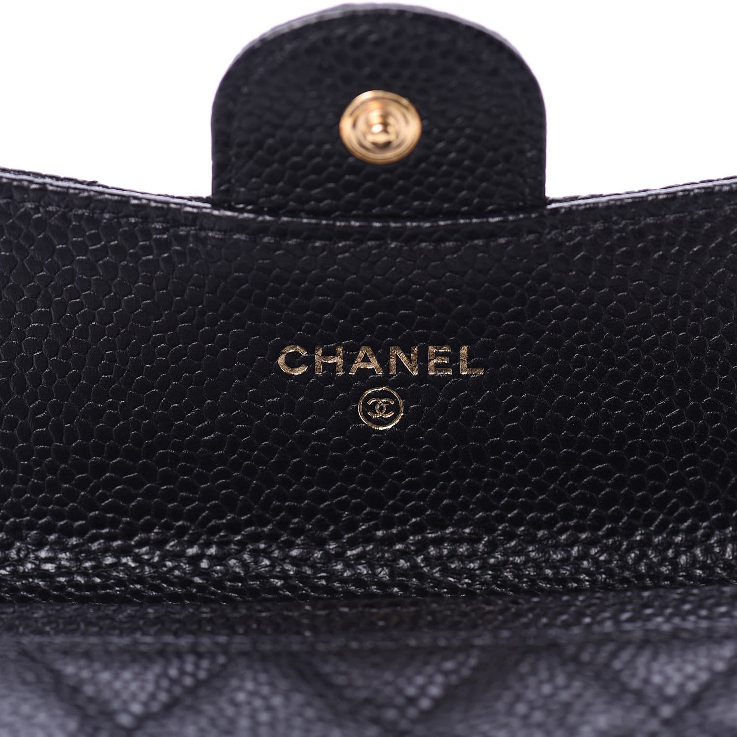 Chanel Caviar Quilted Flap Card Holder Black 8 of 11