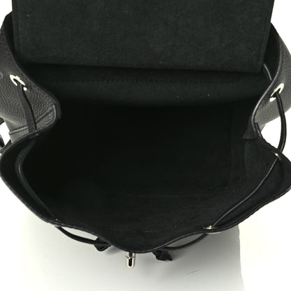 Louis Vuitton Calfskin Lockme Mini Backpack Black 4 of 6