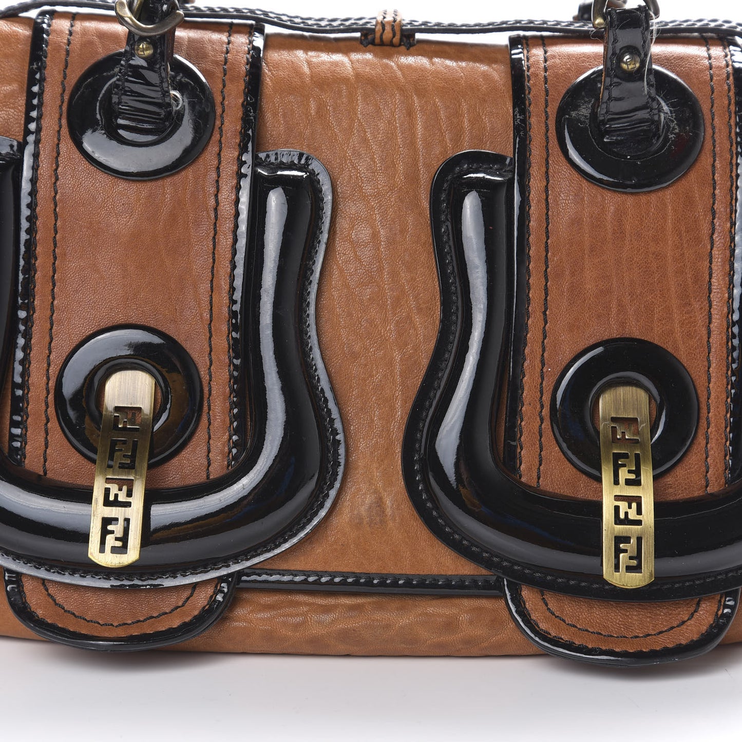Nappa Patent B Bag Osso Black