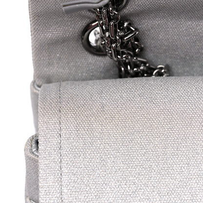 Chanel Metallic Canvas Space Charms 2.55 Reissue 226 Flap Silver 10 of 10