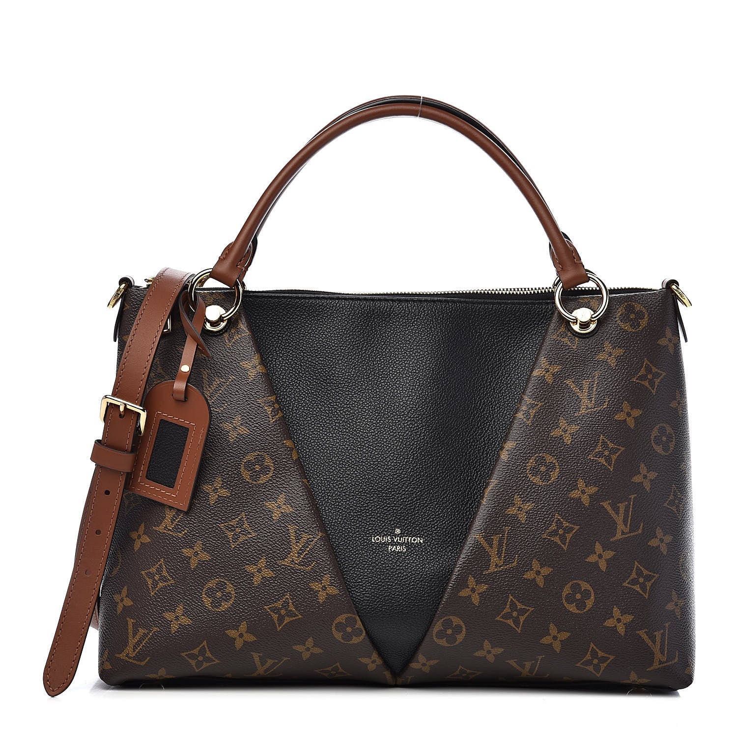 Louis Vuitton Monogram V Tote MM Black 1 of 12