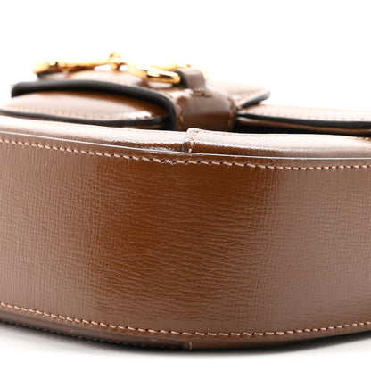 Gucci GG Supreme Monogram Web Mini Horsebit 1955 Shoulder Bag Beige Brown Sugar 10 of 11
