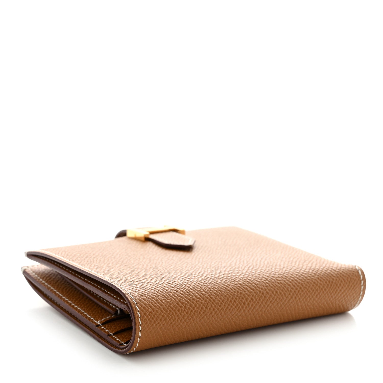 Hermes Epsom Bearn Compact Wallet Gold 4 of 9