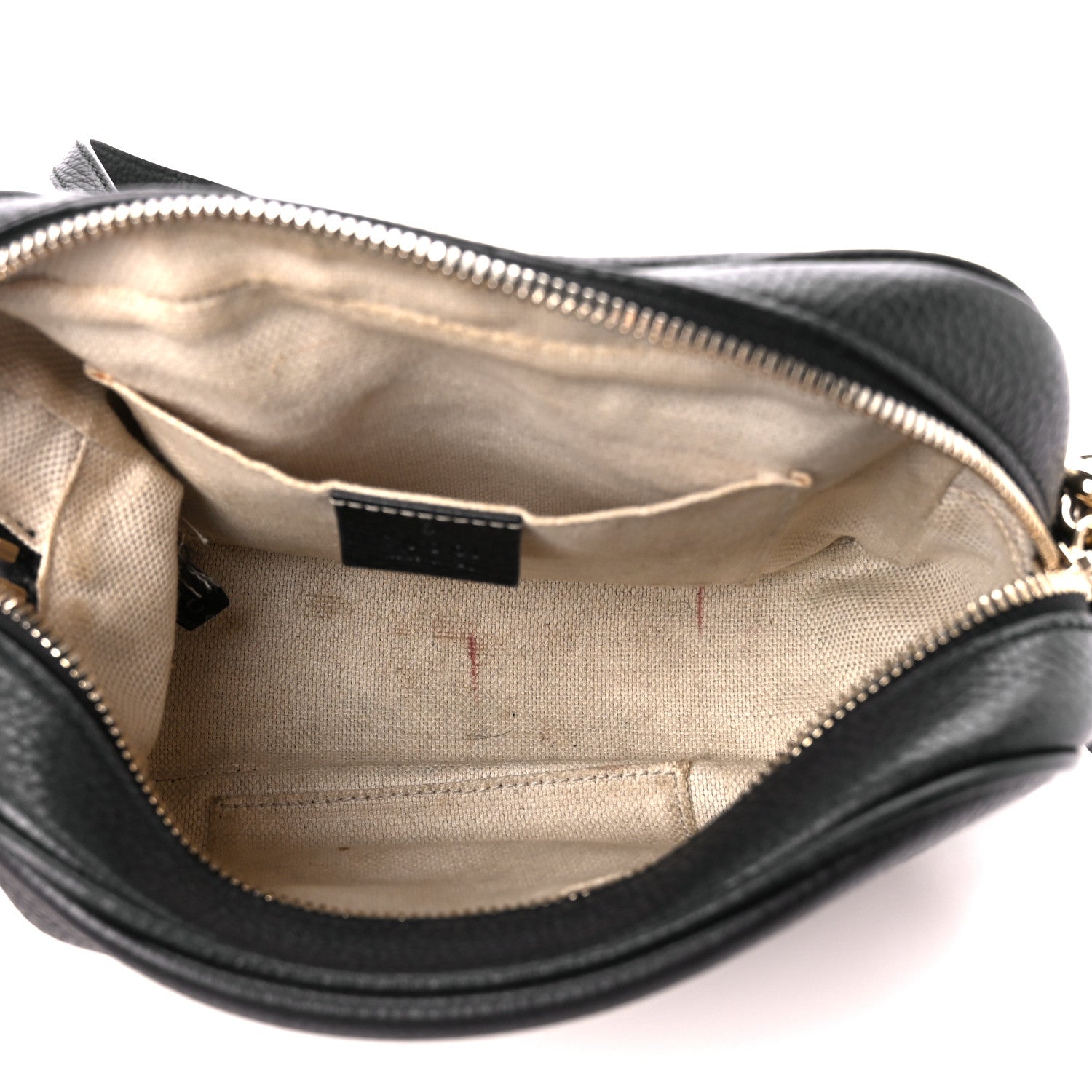 Gucci Pebbled Calfskin Small Soho Disco Bag Black 5 of 11