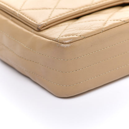 Chanel Lambskin Quilted Small Single Flap Beige 5 of 15