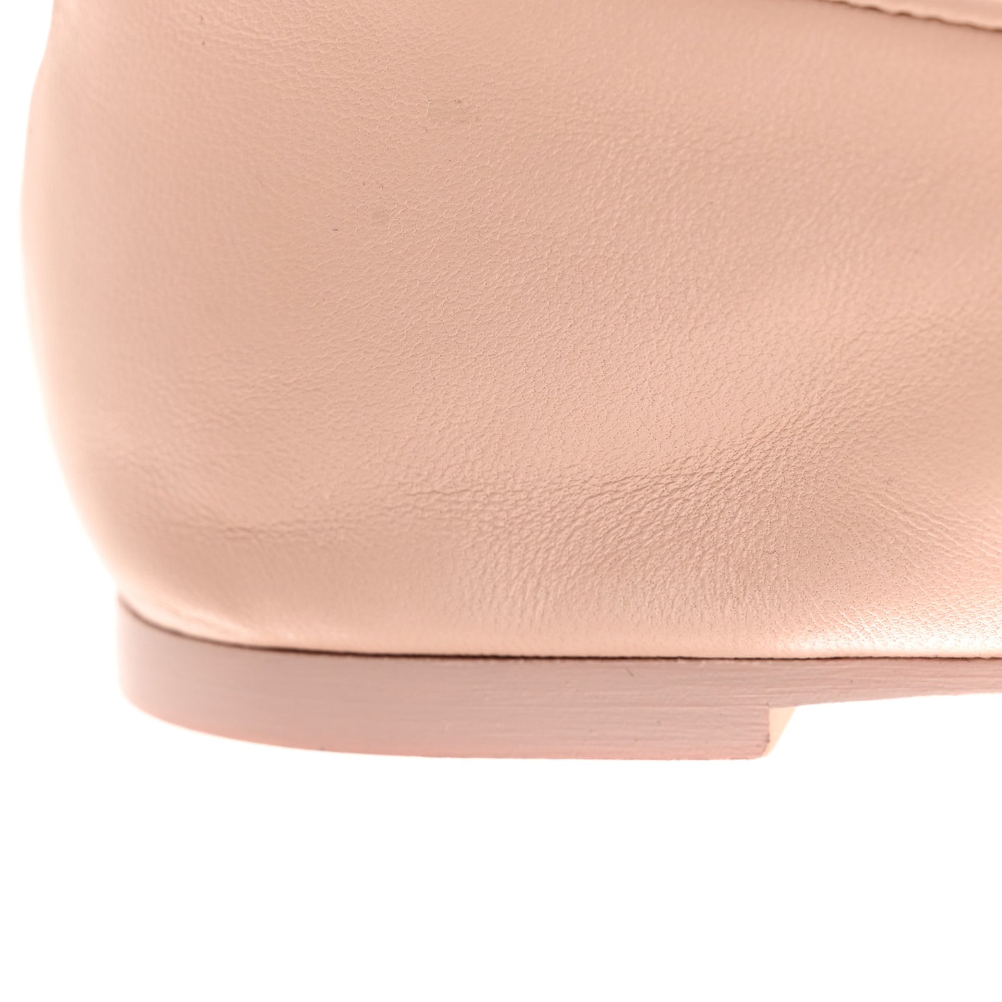 Lambskin Grosgrain Cap Toe CC Ballerina Flats With Leg Warmers 38 Pink