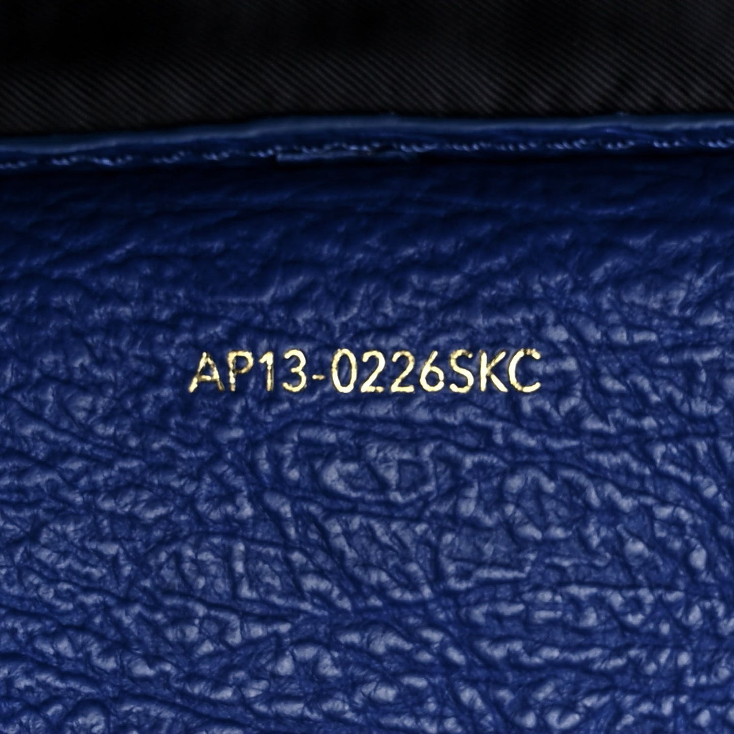 Textured Calfskin Mini Pashli Satchel Cobalt