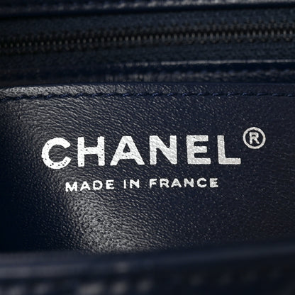 Chanel Lambskin Quilted Mini Square Flap Navy 6 of 10