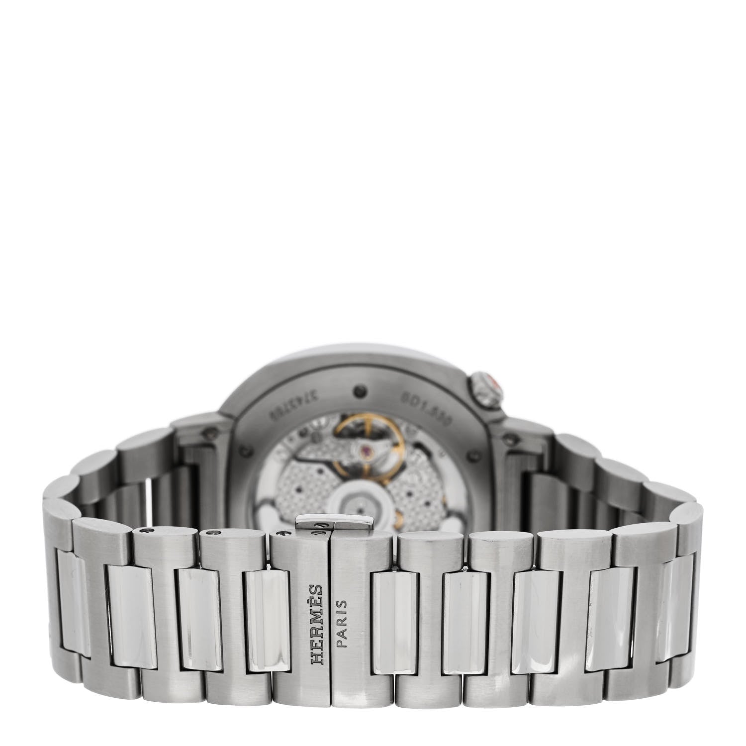 Hermes Stainless Steel Diamond Bezel 36mm Cut Automatic Watch 3 of 5