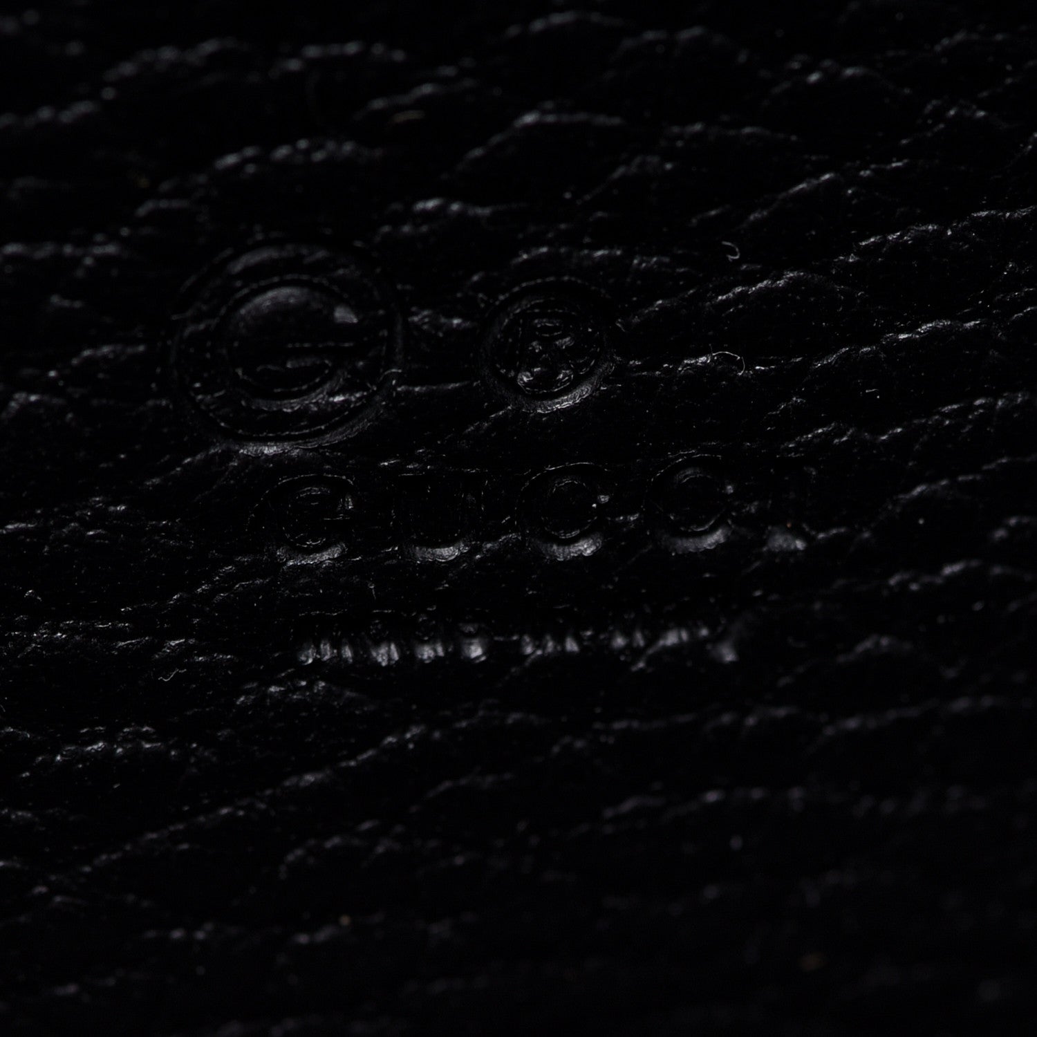Gucci Dollar Calfskin Interlocking G Chain Wallet Black 7 of 14