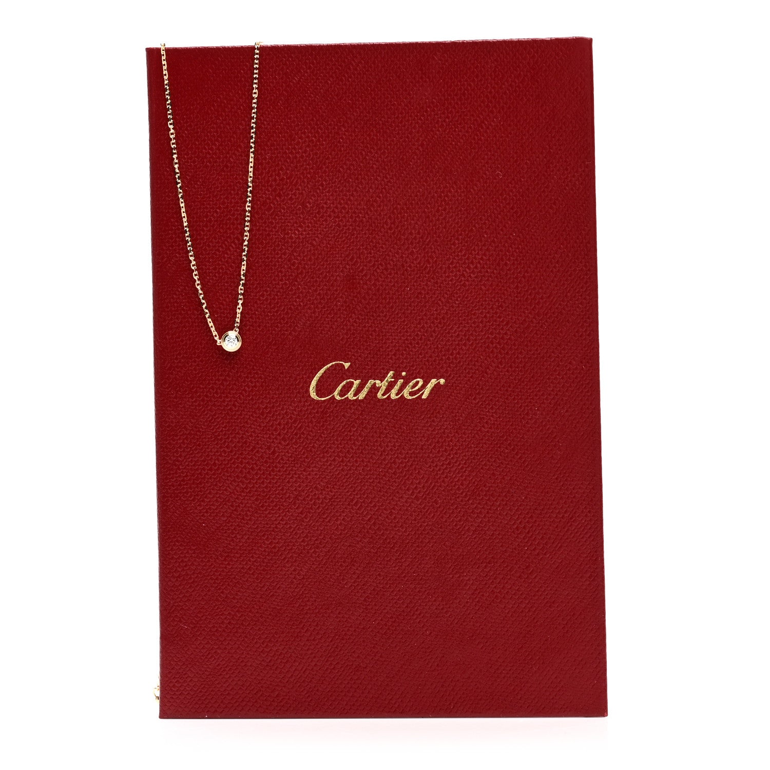 Cartier 18K Yellow Gold Diamond XS D'Amour Pendant Necklace 5 of 5