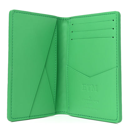 Louis Vuitton Taurillon Monogram Pocket Organizer Bamboo Green 5 of 6