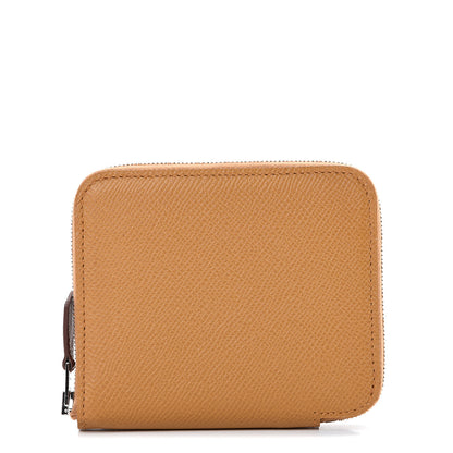 Hermes Epsom Silk'In Compact Wallet Sesame 1 of 7