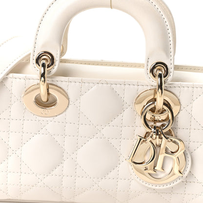 Christian Dior Lambskin Cannage Dioramour Micro Lady D-Joy Latte 8 of 11