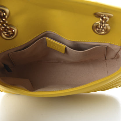 Gucci Calfskin Matelasse Mini GG Marmont Shoulder Bag Stone Topaz 5 of 10