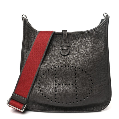 Hermes Taurillon Clemence Evelyne III PM Etain 1 of 9