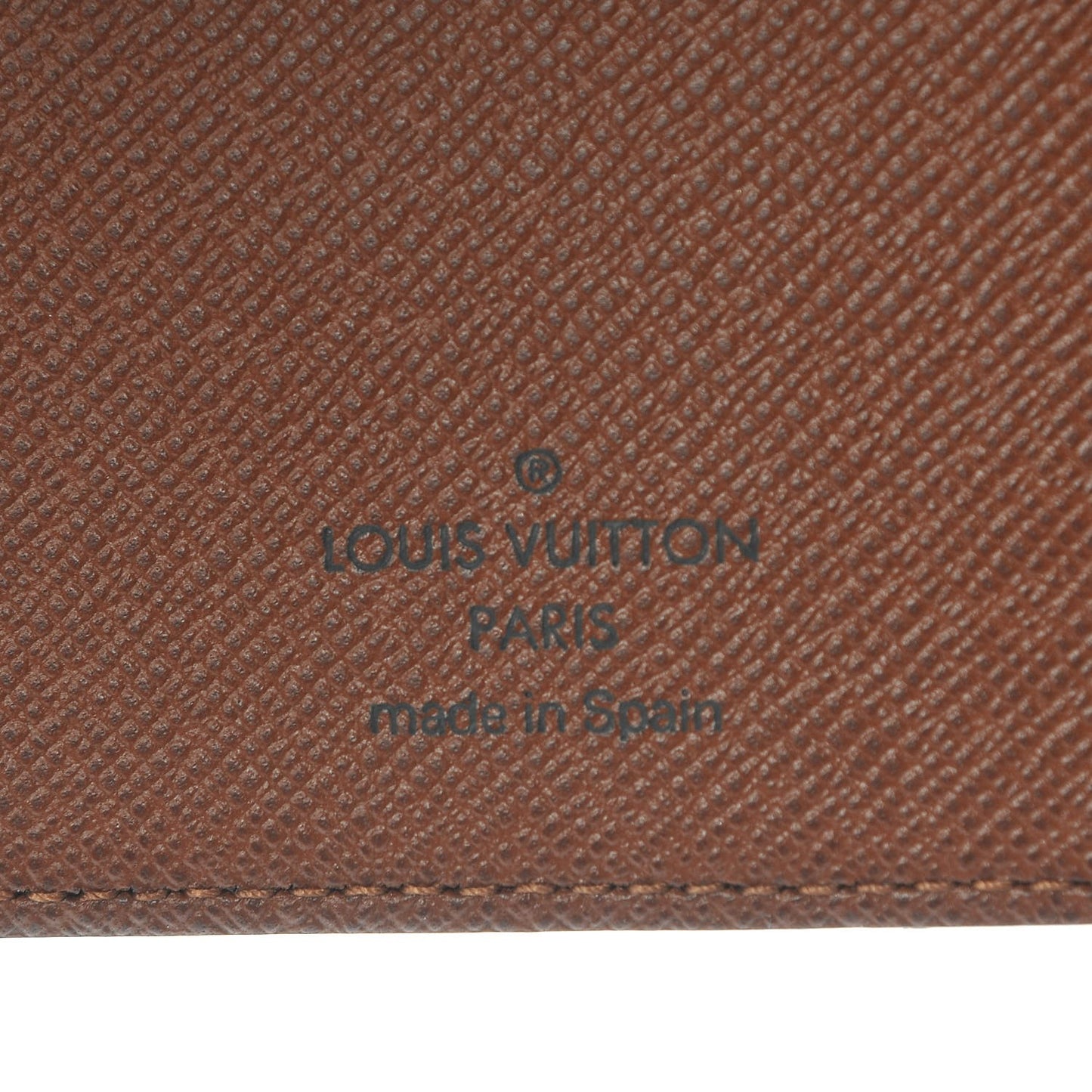 Monogram Checkbook Holder Wallet