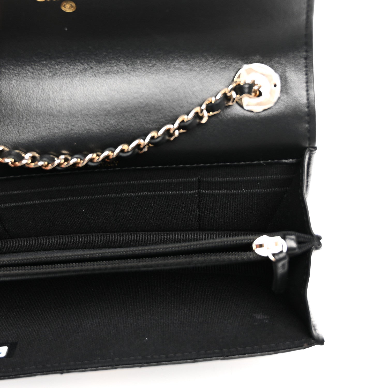 Chanel Lambskin Quilted Trendy CC Dual Handle Clutch With Chain Black 6 of 13